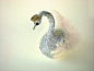 Charles Gregor vintage glitter swan surprise ball,  via Hollie Velten