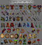 Armors, weapons and itens by =rainerpetterart on deviantART