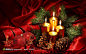 圣诞节四个蜡烛高清设计背景图片素材