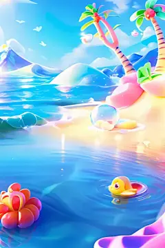 梦幻3D场景-LoRA-BOE-LiblibAI