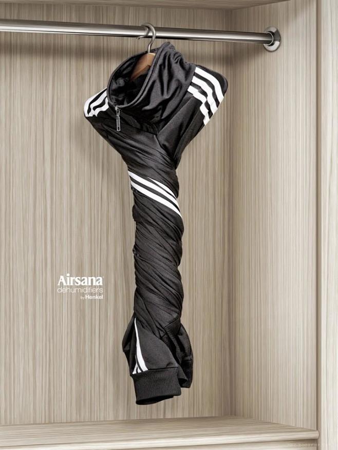 汉高Airsana衣服除湿机平面广告--...