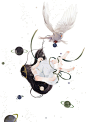 无题 | 藤~小石头 - 原创作品 - 涂鸦王国插画_<a class="text-meta meta-mention" href="/ocbecgbj6x/">@迄风</a> 插画欣赏 _光源● 动漫素锦清新底图①采下来 #率叶插件，让花瓣网更好用#