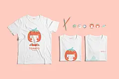 Kitten｜TOMATO STUDIO​ 品牌设计 : 我们将TOMATO的品牌标识拟人化的同时，结合蜡笔与手绘的特点，打造出一只清凉可爱的番茄娘作为品牌形象。丰富饱满的配色赋予TOMATO品牌阳光活泼的可爱气质。TOMATO品牌如同一颗带着新鲜露水的番茄，为孩子们带来阳光甜美的体验和幻想，让他们用彩色蜡笔绘制自己五彩缤纷的梦。 