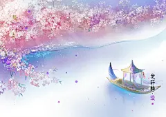 #古风插画##古风意境##古风山水#  ​​​​