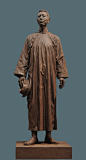 作品《民国大贤--石瑛》雕塑尺寸：通高160cm   创作年代：2020年  作品材质：铸铜.JPG