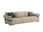 3 seater leather sofa MEDUSA | Sofa by Reiggi