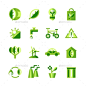 生态图标设置——网络图标Ecology Icons Set - Web Icons应用,电池、自行车、业务、保护设计,设计师,生态学、电瓶车,元素,排放,能源,环境,绿色,叶子,灯泡,自然,植物,保护、回收、集,符号,太阳,象征,垃圾,树,用户界面,水,风车,世界 app, battery, bicycle, business, conservation, design, designer, ecology, electromobile, element, emissions, energy, envir