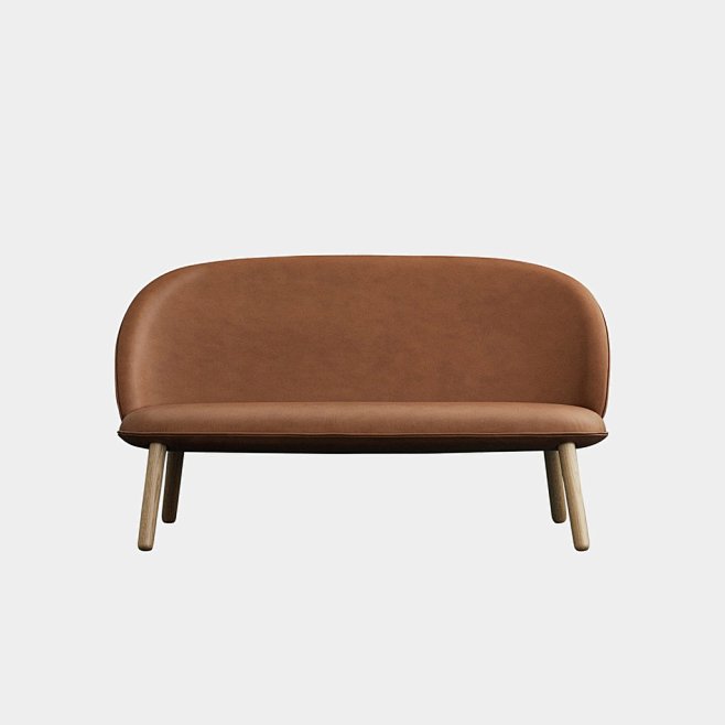 Ace Sofa - Leather :...