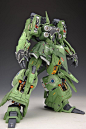 GUNDAM GUY: UtopiaCast 1/100 NZ-666 Kshatriya - Painted Build: 设计师阅图系列之机甲之爱 Oo与木造物oO