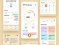 Tree Ring Words App Part 01 applications control center mobile app words progress progress bar folder education card homepage product design mobile application ux icon ui app