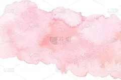 水彩画艺术抽象粉红色画笔笔画查出在白色背景。适用于贺卡、婚礼请柬、情人节明信片、横幅、剪贴簿元素的设