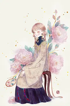 少女_火魅月__插画师作品_涂鸦王国gracg.com