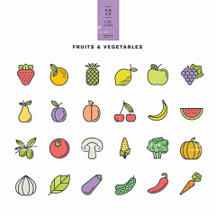 抹茶_心采集到美食小插画