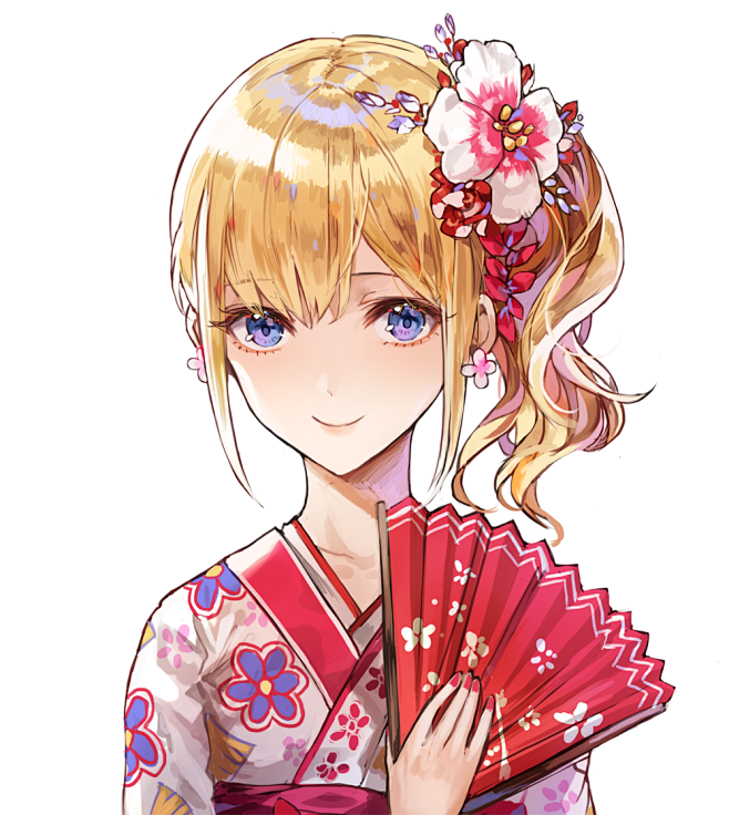 「着物の少女」/「EB十」のイラスト [...