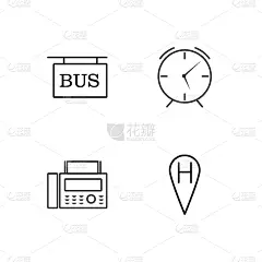 商务,轮廓,符号,极简构图,巴士,健康保健,技术,布置,沟通,提示