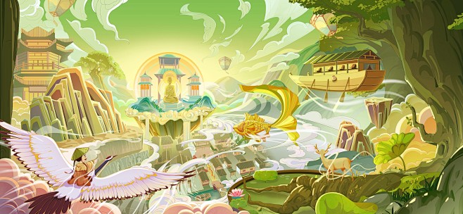 氛围感国风场景场景KV -工作室2022...