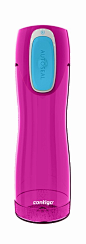 Amazon.com: Contigo Rush Autoseal Water Bottle - 550 ml - Magenta/ Sky Blue Cobalt/Citron: Kitchen & Dining