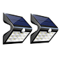 InnoGear 2nd Version 14 LED Solar Lights with Rear Projection Outdoor Motion Sensor Activated Security Night Light Auto OnOff Wall Lamp for Path Patio Yard Deck Porch Garden Fence Pack of 2 * Click for more Special Deals #SolarLights
