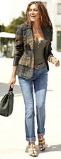 love casual blazer with jeans