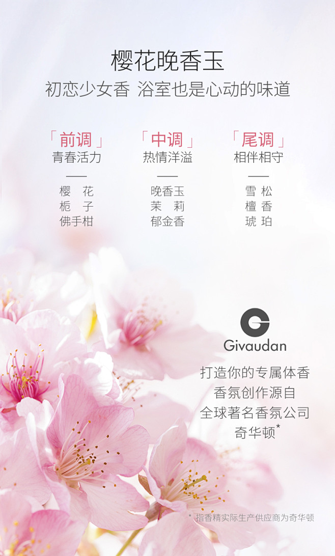 半亩花田樱花冰淇淋身体磨砂膏去角质焕亮女...
