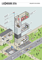 Maps - Infographics about the country Luxembourg on Behance