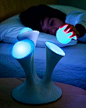 glowing nightlight lamp with removable glow balls for trips to the bathroom etc... by selma