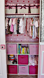 Too cute baby girl closet!!