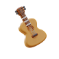 尤克里里 3D 插图