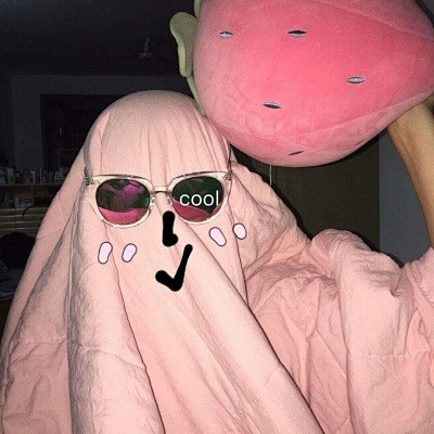 蒙头戴眼镜的沙雕头像