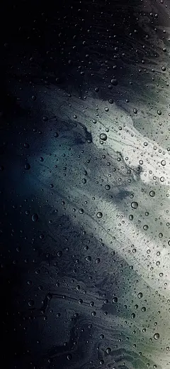 暗夜绿+蓝黑色水滴屏壁纸，爱了 - 威锋 - 千万果粉大本营