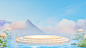 ls7623_A_blue_sky_and_white_clouds_background_with_a_golden_cir_8f4f34bf-6f81-43d1-9329-05cc7bac6a45