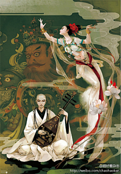 使徒117采集到敦煌壁画，素材