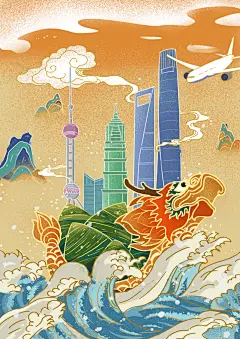 传统佳节端午安康端午节插画