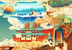 【印象成都】蜀味腊味年货包装插画-UI中国用户体验设计平台