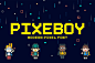 Pixeboy 像素风格英文字体