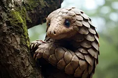 保护野生动物特化物种穿山甲