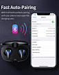 Amazon.com: Piqeir Wireless Earbuds Bluetooth Headphones Gaming/Music Mode Earphones in-Ear Headset/USB C Charging/Game/Gamer/Noise Cancelling/with Microphone/APTX Low Latency/for Android and iPhone : Electronics