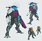 Paragon - Frog Legs, Paul Richards : Production designs, paintovers and miscellaneous odds and ends for a cancelled moba project by Epic Games.
Art Director : Chris Perna