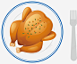 卡通特色美食烤鸡矢量图 美食 零食 餐饮 元素 免抠png 设计图片 免费下载 页面网页 平面电商 创意素材