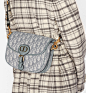 Sac Lady D-Lite Medium Broderie Dragon & Fire orange multicolore