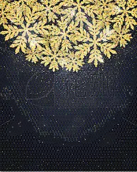 闪亮的,黄金,雪花,背景聚焦,明信片,请柬,季节,问候,庆祝