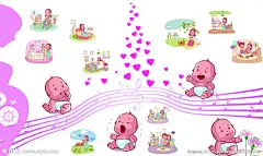 孕妇休息室墙画