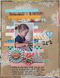 Love this layout #scrapbook