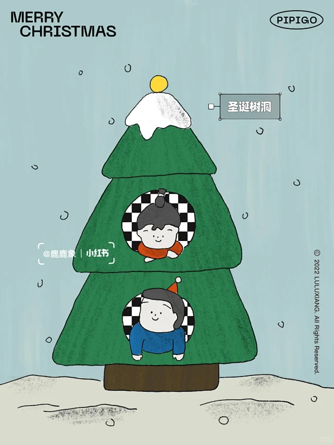 PIPIGO丨下大雪了 圣诞节也快到了
