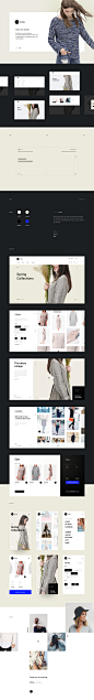 Rito Clothes Online Store : Rito Clothes is an online clothing store.the purpose of creating a design, was to focus on the non-standard grid, for co-photography, graphics, anda good typography