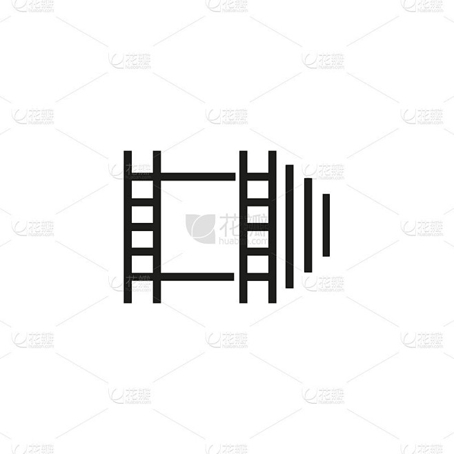 多个视频剪辑图标
