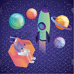 男人,网络空间,行星,星系,火箭,团体性运动,免提装置,分离着色,传媒,计算机
