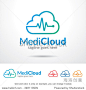Medic Cloud Logo Template Design Vector