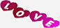 love紫色红心元素高清素材 页面 页面网页 平面电商 创意素材 png素材