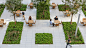 Allen Center | OJB Landscape Architecture : The $48.5 million complete renovation of The Allen Center transforms the three Class A towers on the existing seven-acre site into office spaces with a vibrant public green space.